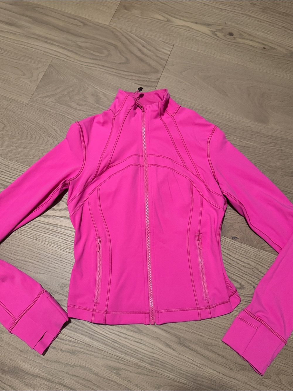 Lululemon define jacket crop Hot Pink Women's Zip-Up
